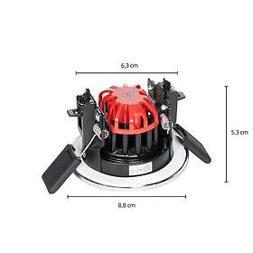 Arcchio Cyrian LED IP65 krom
