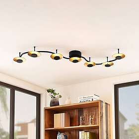 Lindby Graviela LED-vägglampa 7L