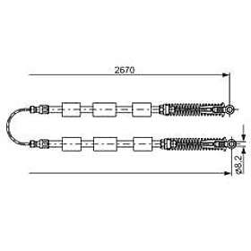 Bosch Vajer, parkeringsbroms 1 987 477 553