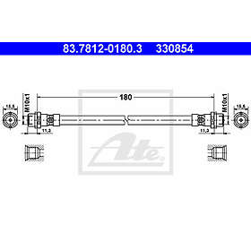 ATE Bromsslang 83,7812-0180,3