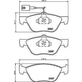 Hella Bromsbeläggssats, skivbroms 8DB 355 011-211