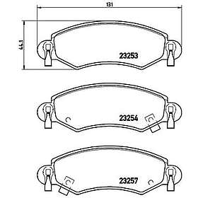 Brembo Bromsbeläggssats, skivbroms P 59 035