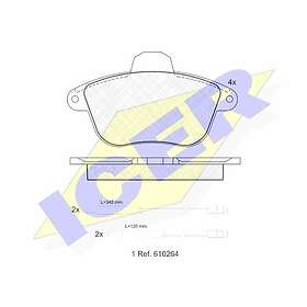 ICER Bromsbeläggssats, skivbroms 180857