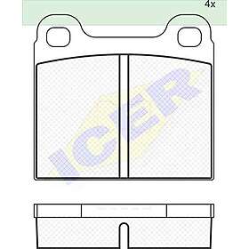 ICER Bromsbeläggssats, skivbroms 180169