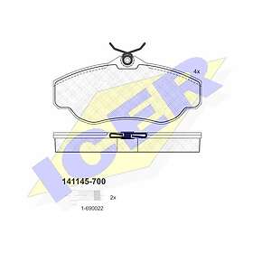 ICER Bromsbeläggssats, skivbroms 141145-700
