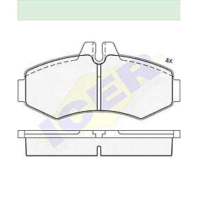 ICER Bromsbeläggssats, skivbroms 141288