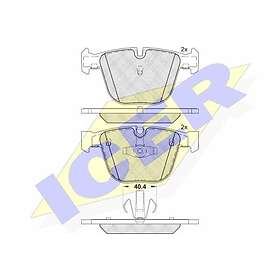 ICER Bromsbeläggssats, skivbroms 181896
