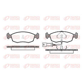Remsa Bromsbeläggssats, skivbroms 0172,02