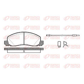 Remsa Bromsbeläggssats, skivbroms 0202,02