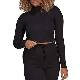 Adidas Originals Cropped Rib Long-Sleeve Top