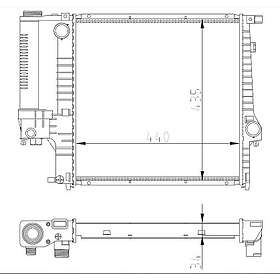 NRF Kylare, motorkylning 53849A