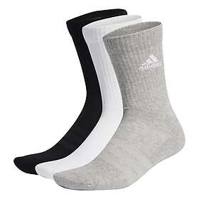 Adidas Strumpor Cushion Crew 3-pack Grey/White/Svart adult IC1311