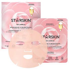 Starskin 100% Camellia Nourishing & Brightening 2 Step Oil Sheet Mask