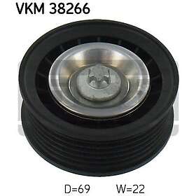 SKF Styrrulle, flerspårsrem VKM 38266
