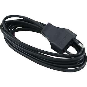 PRhome Sladdställ 2M EU Svart Flat 2x0,75