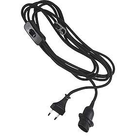 PRhome Sladdställ textil SV 3,5m med brytare E14