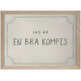 Mint Kunskapstavlan Kompisdiplomet Poster A4, Dusty Papper