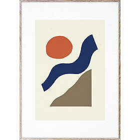 Paper Collective Poster, 50x70 cm Blå Syrafritt papper