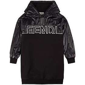 Fendi Logo Mjukis-klänning Svart 8 år