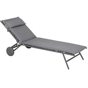 LaFuma Miami II BeComfort Chaise longue, Silver Stål