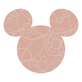 Komar Fototapet Dot Mickey Head Knotted 127Cm