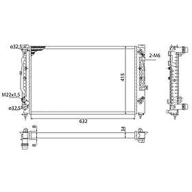 Magneti Marelli Kylare, motorkylning 350213739003