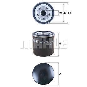 Mahle Original Oljefilter OC 473