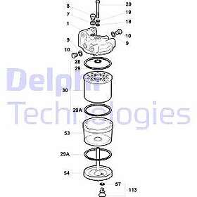 Bränslefilter DELPHI 5836B100