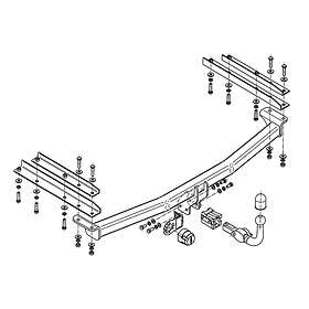 Chrysler Dragkrok STEINHOF STC-208 Grand Voyager '07-, Lancia Voyager MPV '11-
