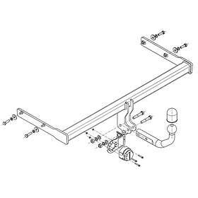 Skoda Dragkrok STEINHOF STS-278 Fabia Estate '14-
