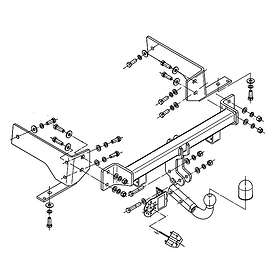 Chevrolet Dragkrok STEINHOF STC-255 Captiva '06-
