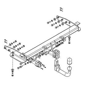 Grand Dragkrok STEINHOF STJ-057 Jeep Cherokee '10-