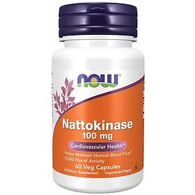 Now Nattokinase 100 mg 60 Kapsler