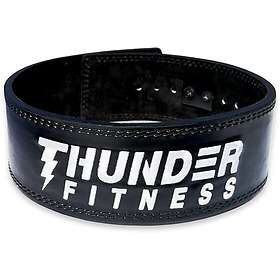 Thunder Fitness Lever Lyftarbälte Äkta Läder