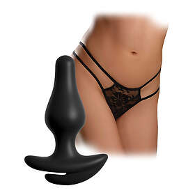 Pipedream Hookup Panties Crotchless Pleasure Pearls with Plug