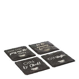 Just Slate The Company Glasunderlägg Gin 4-pack