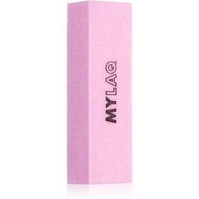 Block MYLAQ Polish Buffer för naglar färg Pink 1 st. female