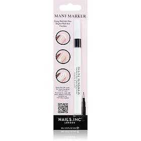 Nails Inc . Mani Marker Dekorativ nagellack I appliceringspennan White 3ml female