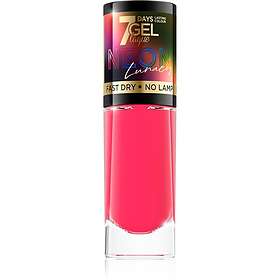 Eveline Cosmetics 7 Days Gel Laque Neon Lunacy Neon-lysande nagellack Skugga 82 8ml female