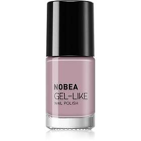 Nobea Day-to-Day Gel-like Nail Polish Nagellack med gel-effekt Skugga Silky nude