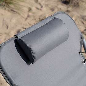 Ulrika strandstol med ficka grå