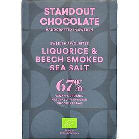 Chocolate Standout Lakrits & Bokrökt Havssalt 50g