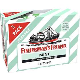 Fisherman's Friend Sockerfri Mint 25g 3-pack