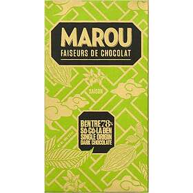 TRE Marou Mörk Choklad Ben 80g