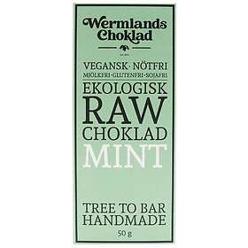 Wermlands Choklad Raw Mint Nibs 50g