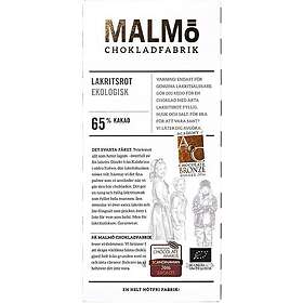 Malmö Chokladfabrik Lakritsrot 65% kakao 80g