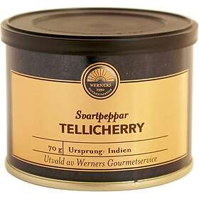 Werners Tellicherrypeppar Hel 70g