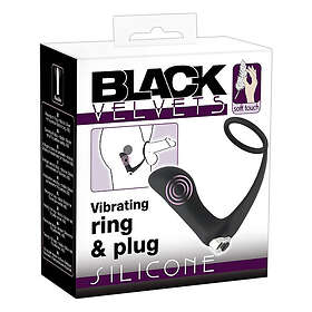 You2Toys Black Velvets: Vibrating Ring & Plug