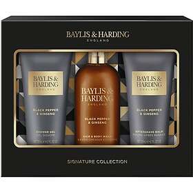 Baylis & Harding Black Pepper Ginseng Presentförpackning (för ansikte, kropp och hår) för män male