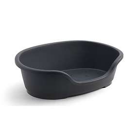 Moderna Hundbädd Plast Oval Svart (M)